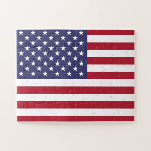 Amerikaanse Amerikaanse vlag Amerikaanse vlag Puzz Legpuzzel (Horizontaal)