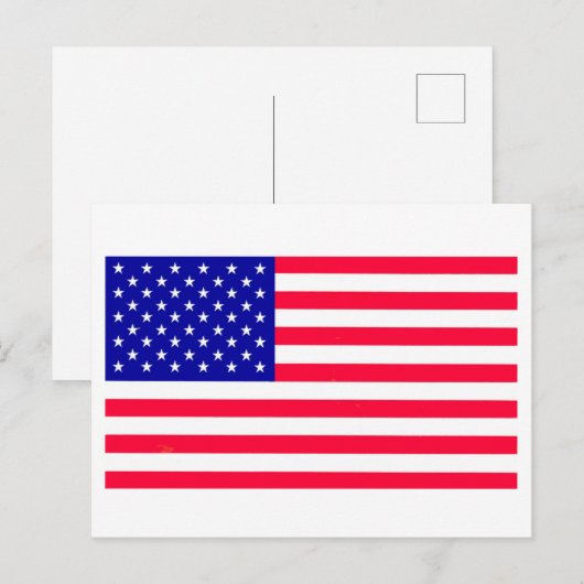Amerikaanse Amerikaanse vlag Briefkaarten (Voorkant / Achterkant)