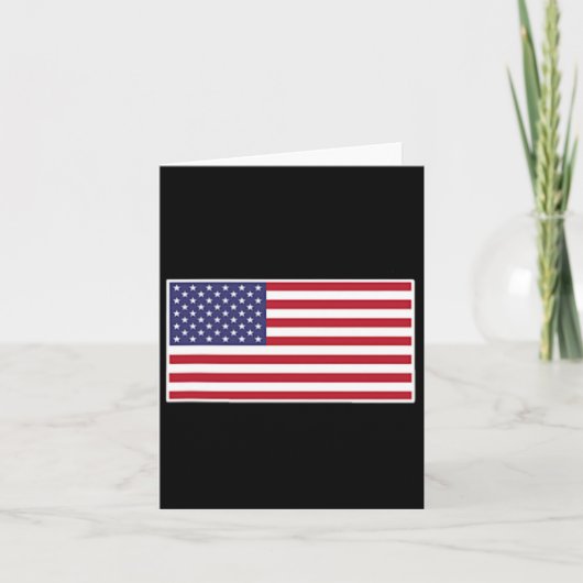 Amerikaanse Amerikaanse vlag Cool Patriottische VS Kaart (Voorkant)