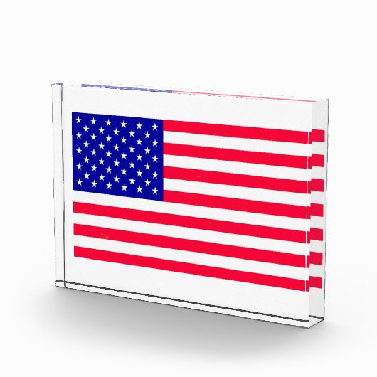 Amerikaanse Amerikaanse vlag Fotoblokken (Rechts)