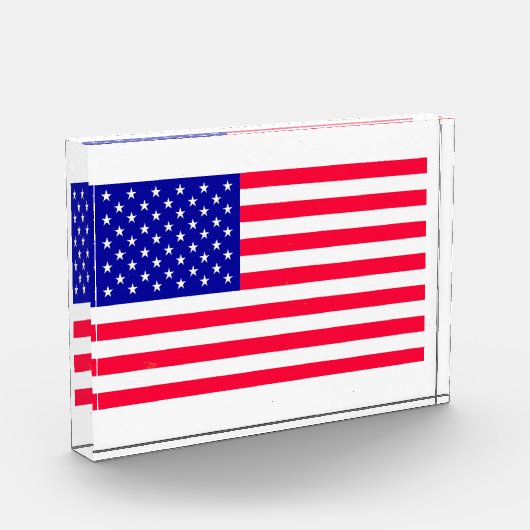Amerikaanse Amerikaanse vlag Fotoblokken (Links)