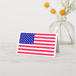 Amerikaanse Amerikaanse vlag MedPlace Card Plaatskaartje