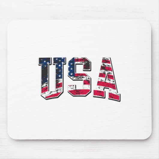 Amerikaanse Amerikaanse vlag Muismat (Voorkant)