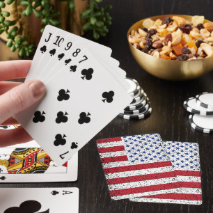 Amerikaanse Amerikaanse vlag National Playin Pokerkaarten