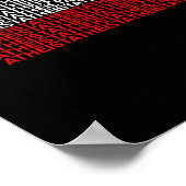 Amerikaanse Amerikaanse vlag Poster (Hoek)