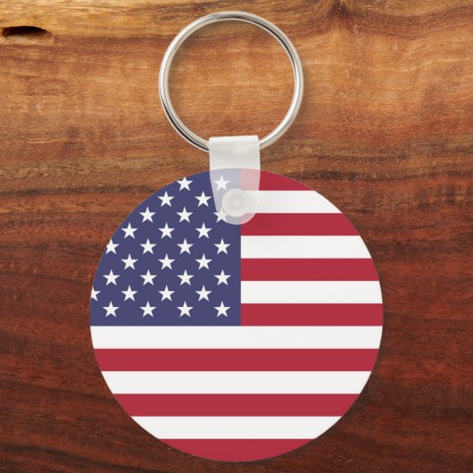 Amerikaanse Amerikaanse Vlag Sleutelhanger (Voorkant)