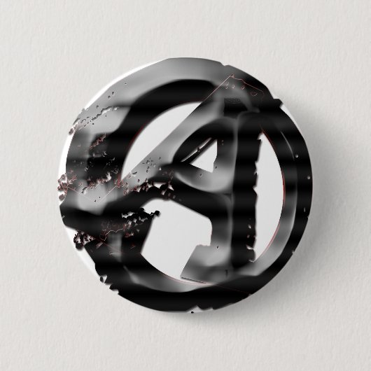Amerikaanse anarchist ronde button 5,7 cm (Voorkant)