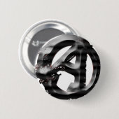 Amerikaanse anarchist ronde button 5,7 cm (Voorkant /achterkant)
