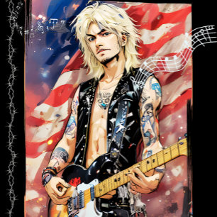 Amerikaanse anime rocker speelkaarten