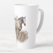 Amerikaanse Appaloosa Horse Latte Mok (Rechterhoek)