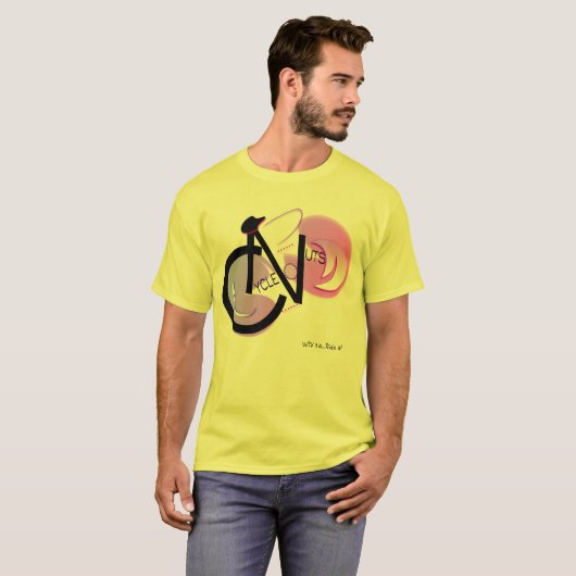 Amerikaanse Apparel CycleNuts Logo T T-shirt (Voorkant volledig)