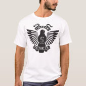 Amerikaanse Apparel Embleem-hoes T-shirt (Voorkant)