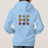 Amerikaanse apparel Zip-up Hoodie van bekende dame (Achterkant)