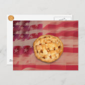 Amerikaanse appeltaart briefkaart (Voorkant / Achterkant)