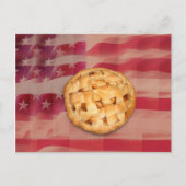 Amerikaanse appeltaart briefkaart (Voorkant)