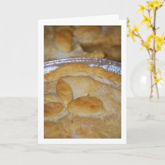 Amerikaanse appeltaarten, dessertkeuken kaart (Gele Bloem)