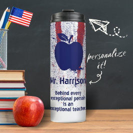 Amerikaanse Apple Stempel Aangepaste Naam Citaat L Thermosbeker