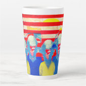 Amerikaanse arbeider latte mok (Voorkant)