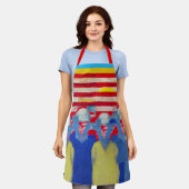 Amerikaanse arbeider schort (Gedragen)