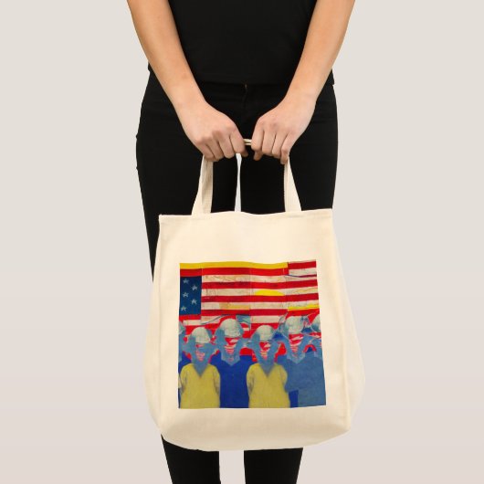 Amerikaanse arbeider tote bag (Voorkant (product))