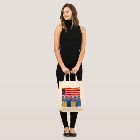 Amerikaanse arbeider tote bag (Voorkant (model))