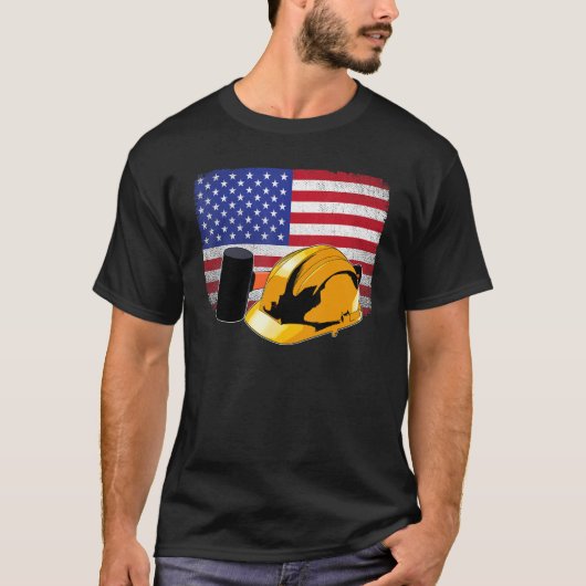 Amerikaanse Arbeidsdag Amerikaanse Arbeidsbeweging T-shirt (Voorkant)