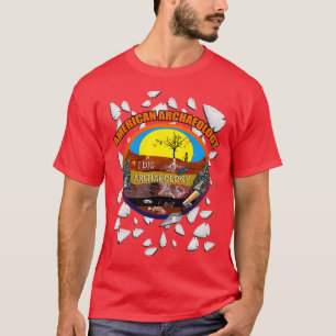 Amerikaanse archeologie t-shirt