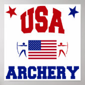 Amerikaanse Archery Poster (Voorkant)