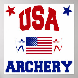 Amerikaanse Archery Poster