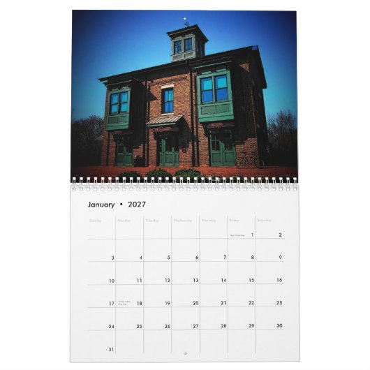 Amerikaanse architectuur 2010-kalender kalender (Jan 2027)