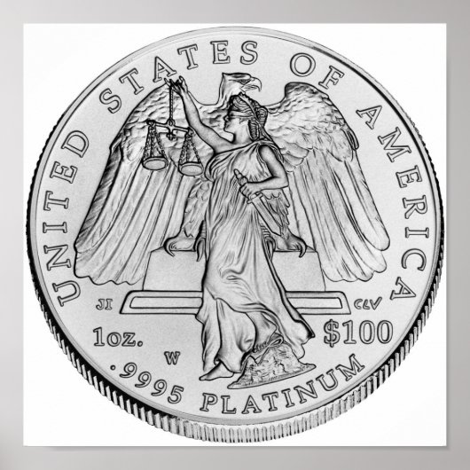Amerikaanse arena Platinum, niet in omloop Poster (Voorkant)