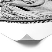 Amerikaanse arena Platinum Proof Coin Poster (Hoek)