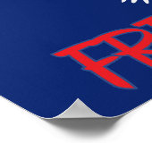 Amerikaanse arena Rockin in de vrije wereld Poster (Hoek)