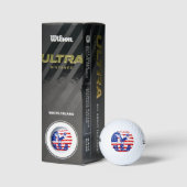 Amerikaanse arend in nood golfballen (Verpakking)