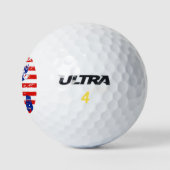 Amerikaanse arend in nood golfballen (Logo)