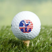 Amerikaanse arend in nood golfballen (Insitu Shirt)