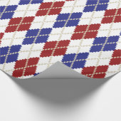 Amerikaanse Argyle-omslagpapier Cadeaupapier (Hoek)