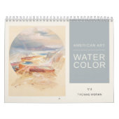 Amerikaanse Art Thomas Moran Waterverf Landscapes Kalender (Hoes)