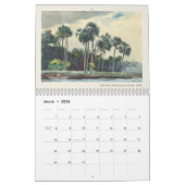 Amerikaanse Art Winslow Homer Waterverf schilderij Kalender (Mar 2026)