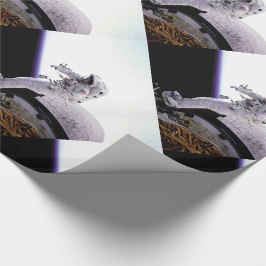 Amerikaanse astronaut cadeaupapier (Hoek)