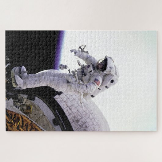 Amerikaanse astronaut legpuzzel (Horizontaal)