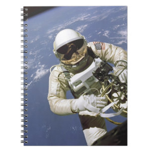 Amerikaanse astronaut notitieboek