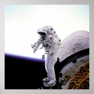 Amerikaanse astronaut poster