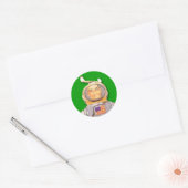 Amerikaanse Astronaut Speelgoed Robot Stickers (ve (Envelop)
