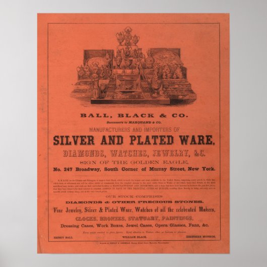 Amerikaanse atlas van Lining Colton Poster (Voorkant)