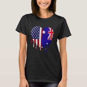 Amerikaanse Australische erfgoedmaand Australië vl T-shirt