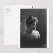 Amerikaanse auteur en dichter Ella Wheeler Wilcox Briefkaart (Voorkant / Achterkant)