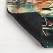 Amerikaanse auto muismat (Hoek)