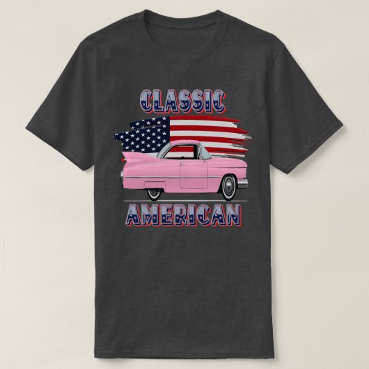 Amerikaanse  auto t-shirt (Design voorkant)
