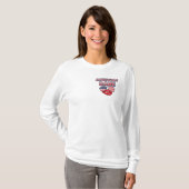 Amerikaanse Babe 4 juli-viering T-shirt (Voorkant volledig)